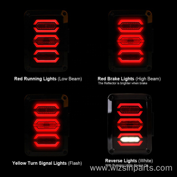 Tail Lights For Jeep Wrangler JK JKU 2007-2018